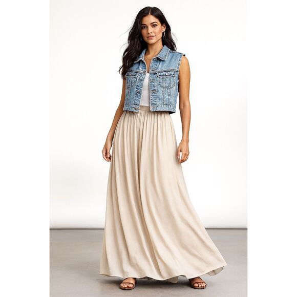 Vintage Y2K GAP 100% Cotton Denim Vest Size M - Picture 1 of 10